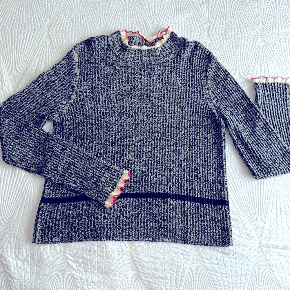 Tory Burch Heather Black Sweater